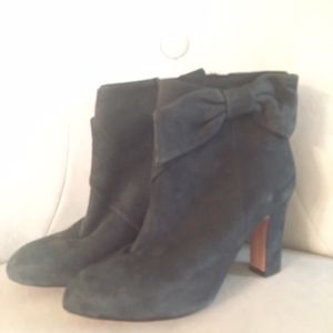Valentino suede boots midnight blue size 38